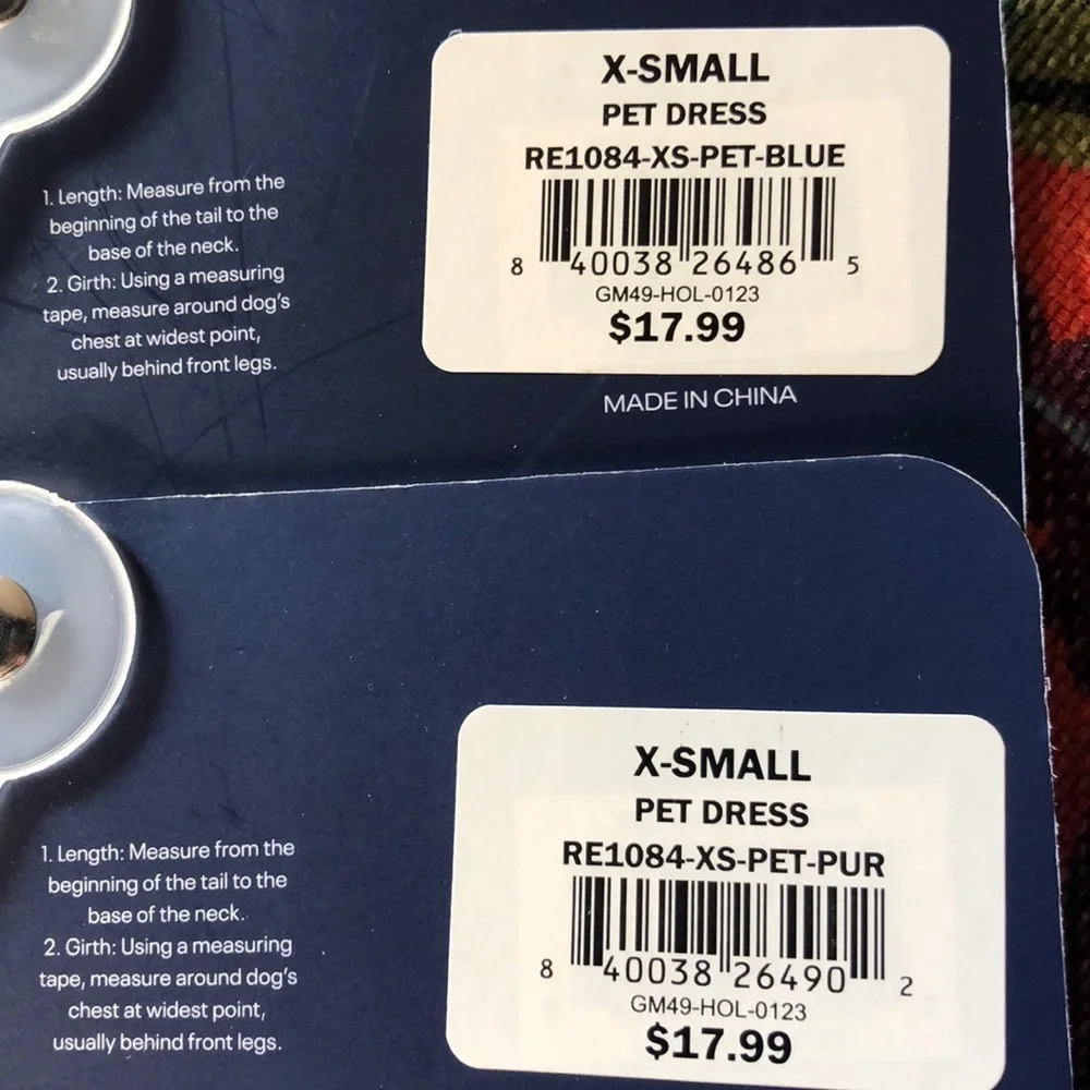 Bundle 2 NWT Reebok Terry Dog Dress XS